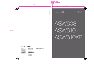 Handleiding Bowers and Wilkins ASW610 Subwoofer