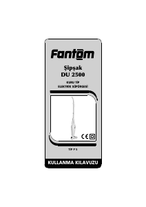 Kullanım kılavuzu Fantom DU 2500 Elektrikli süpürge