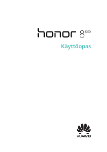 Käyttöohje Huawei Honor 8 Matkapuhelin