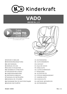 Manual Kinderkraft Vado Car Seat