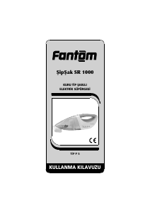 Kullanım kılavuzu Fantom SR 1000 Şarjlı El Süpürgesi