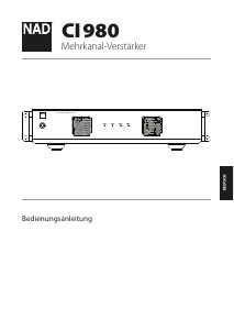 Bedienungsanleitung NAD CI 980 Verstärker