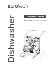 Manual Eurotech ED-D60CM 12P WH Dishwasher