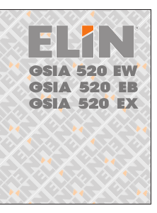 Bedienungsanleitung ELIN GSIA 520 EW Geschirrspüler