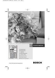 Hướng dẫn sử dụng Bosch KGS36310 Tủ đông lạnh