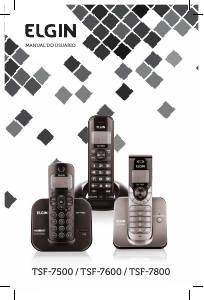 Manual Elgin TSF-7600 Telefone sem fio