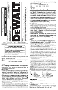 Manual de uso DeWalt DW317 Sierra de calar