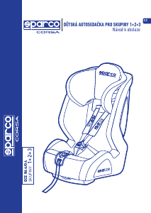 Manuál Sparco X014 Autosedadlo