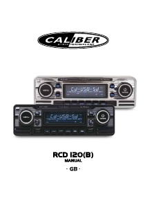 Manual Caliber RCD120 Car Radio