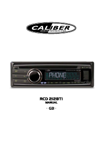 Handleiding Caliber RCD212BTI Autoradio
