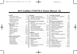 Handleiding Cadillac CTS (2013)