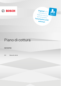Manuale Bosch PKF375FP2E Piano cottura