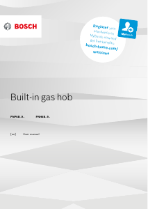 Handleiding Bosch PNP6B2O92R Kookplaat