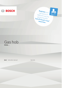 Manual Bosch PRS9A6L70N Hob