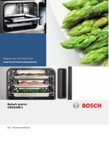 Kullanım kılavuzu Bosch CDG634BS1 Fırın