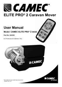 Handleiding Camec EM305 Elite Pro 2 Caravanmover