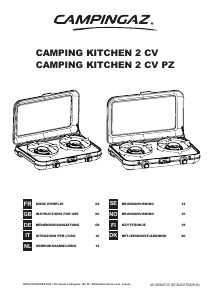 Handleiding Campingaz 2 CV PZ Kookplaat