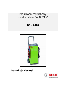 Instrukcja Bosch BSL 2470 Urządzenie wspomagania rozruchu