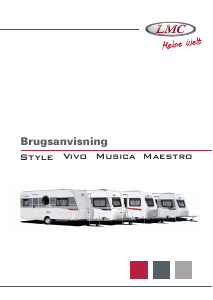 Brugsanvisning LMC Maestro 520 E (2016) Campingvogn