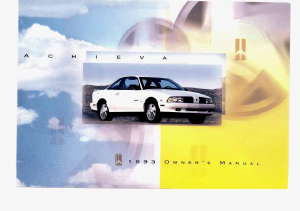 Handleiding Oldsmobile Achieva (1993)