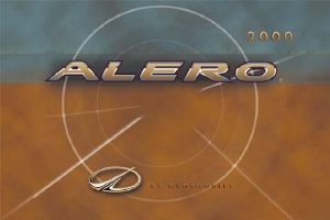 Handleiding Oldsmobile Alero (2000)