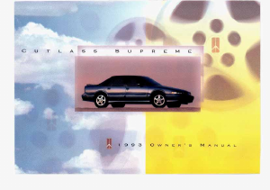 Handleiding Oldsmobile Cutlass Supreme (1993)
