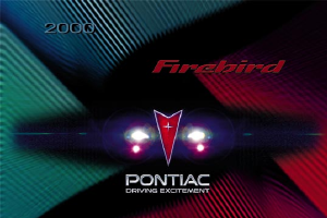 Handleiding Pontiac Firebird (2000)