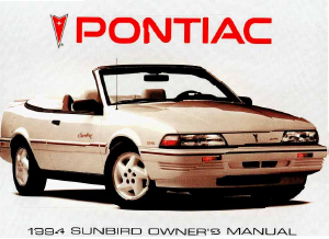 Handleiding Pontiac Sunbird (1994)