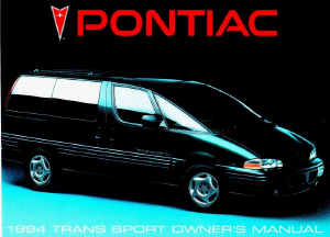 Handleiding Pontiac Trans Sport (1994)