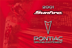 Handleiding Pontiac Sunfire (2001)