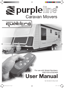 Handleiding Purple Line EGO130 Caravanmover