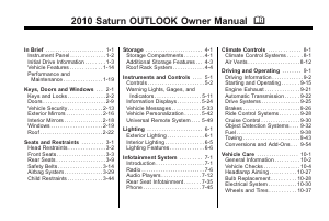 Handleiding Saturn Outlook (2010)