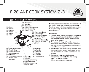 Manual Robens Fire Ant 2-3 Hob