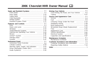 Handleiding Chevrolet HHR (2006)