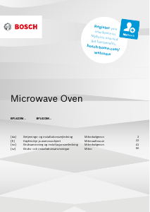 Bruksanvisning Bosch BFL523MW3 Mikrobølgeovn