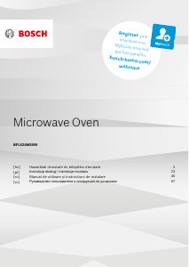 Instrukcja Bosch BFL524MS0M Kuchenka mikrofalowa