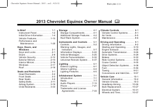 Handleiding Chevrolet Equinox (2013)