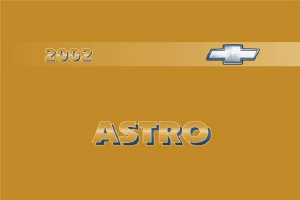 Handleiding Chevrolet Astro (2002)