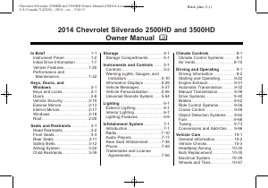 Handleiding Chevrolet Silverado (2014)
