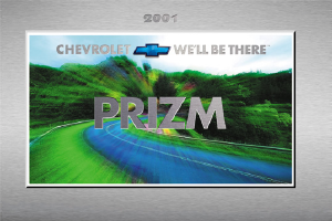 Handleiding Chevrolet Prizm (2001)