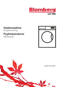 Käyttöohje Blomberg BWG 5124 WC0 Pesukone