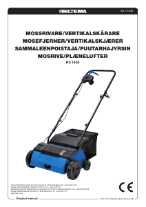 Brugsanvisning Biltema RS 1400 Vertikalskærer
