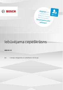 Rokasgrāmata Bosch HBS578CS0S Cepeškrāsns