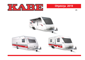 Käyttöohje Kabe Ametist 560 GLE (2019) Matkailuvaunu