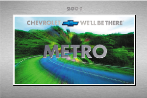 Handleiding Chevrolet Metro (2001)