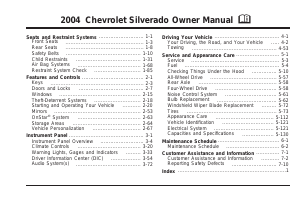Handleiding Chevrolet Silverado (2004)