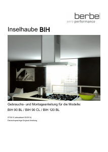 Bedienungsanleitung Berbel BIH 90 CL Dunstabzugshaube
