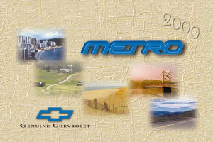 Handleiding Chevrolet Metro (2000)