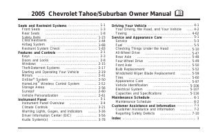 Handleiding Chevrolet Suburban (2005)