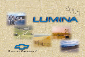 Handleiding Chevrolet Lumina (2000)
